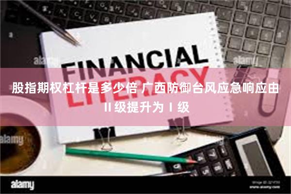 股指期权杠杆是多少倍 广西防御台风应急响应由Ⅱ级提升为Ⅰ级